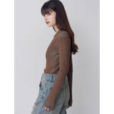 メランジバイカラーリブニット | MURUA | 詳細画像25 