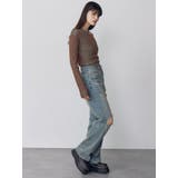 メランジバイカラーリブニット | MURUA | 詳細画像28 