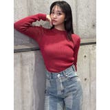 メランジバイカラーリブニット | MURUA | 詳細画像37 