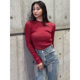 メランジバイカラーリブニット | MURUA | 詳細画像38 