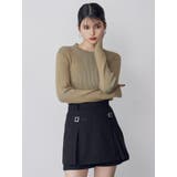 メランジバイカラーリブニット | MURUA | 詳細画像7 