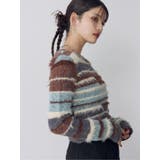 ブラウン | ミックスエレメントニット | MURUA