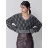 アーガイルシャギーポロニット | MURUA | 詳細画像2 