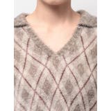 アーガイルシャギーポロニット | MURUA | 詳細画像31 