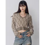 アーガイルシャギーポロニット | MURUA | 詳細画像4 