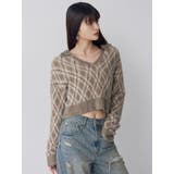 アーガイルシャギーポロニット | MURUA | 詳細画像6 