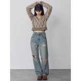 アーガイルシャギーポロニット | MURUA | 詳細画像8 