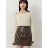 ミニシャギーカットアウトニット | MURUA | 詳細画像1