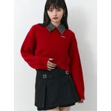 レッド | デザインカラーニット | MURUA