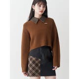 ブラウン | デザインカラーニット | MURUA