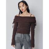 モールヤーンオフショルニット | MURUA | 詳細画像3 