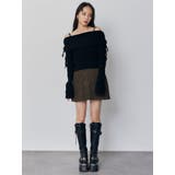 モールヤーンオフショルニット | MURUA | 詳細画像6 