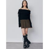 モールヤーンオフショルニット | MURUA | 詳細画像7 