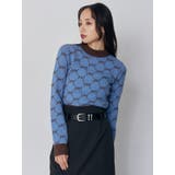 モノグラムバイカラーニット | MURUA | 詳細画像11 