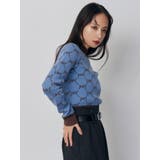 モノグラムバイカラーニット | MURUA | 詳細画像12 