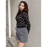 モノグラムバイカラーニット | MURUA | 詳細画像36 