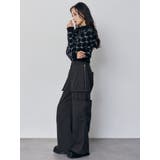 モノグラムバイカラーニット | MURUA | 詳細画像6 