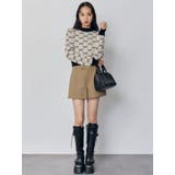 モノグラムバイカラーニット | MURUA | 詳細画像9 