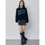 ミニシャギーロゴニット | MURUA | 詳細画像10 