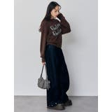 ミニシャギーロゴニット | MURUA | 詳細画像18 