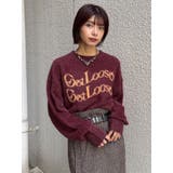 ミニシャギーロゴニット | MURUA | 詳細画像3 