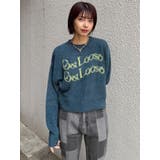 ミニシャギーロゴニット | MURUA | 詳細画像4 