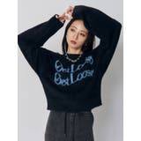 ミニシャギーロゴニット | MURUA | 詳細画像7 