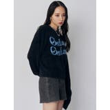 ミニシャギーロゴニット | MURUA | 詳細画像8 