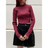 バイカラーラメクロップドニット | MURUA | 詳細画像40 