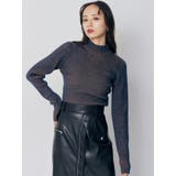 バイカラーラメクロップドニット | MURUA | 詳細画像5 