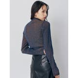 バイカラーラメクロップドニット | MURUA | 詳細画像6 