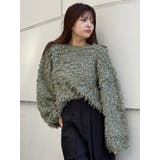 ループヤーンボリュームスリーブニット | MURUA | 詳細画像2