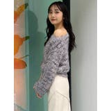 MIXシャギールーズニット | MURUA | 詳細画像17 