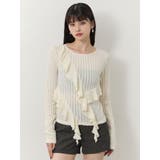 カスケードフリルトップス | MURUA | 詳細画像3 