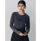 パッチロゴフェードトップス | MURUA | 詳細画像3 