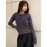 パッチロゴフェードトップス | MURUA | 詳細画像4 