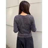 パッチロゴフェードトップス | MURUA | 詳細画像6 