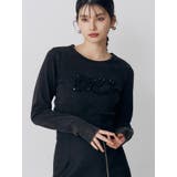 ブラック | パッチロゴフェードトップス | MURUA