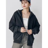 ブラック | ジップルーズフーディ | MURUA