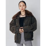 2WAYカラーフェイクレザーブルゾン | MURUA | 詳細画像2