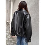 2WAYカラーフェイクレザーブルゾン | MURUA | 詳細画像26