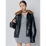 2WAYカラーフェイクレザーブルゾン | MURUA | 詳細画像3