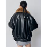 2WAYカラーフェイクレザーブルゾン | MURUA | 詳細画像5