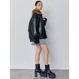 2WAYカラーフェイクレザーブルゾン | MURUA | 詳細画像8