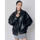 2WAYカラーフェイクレザーブルゾン | MURUA | 詳細画像9