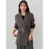 ベルテッドテーラードジャケット【セット販売対象】 | MURUA | 詳細画像10