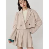 ベージュ | ショートテーラードジャケット【セット販売対象】 | MURUA