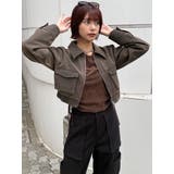 フェイクレザーショートフライトジャケット【セット販売対象】 | MURUA | 詳細画像22 