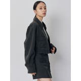 フェイクレザーショートフライトジャケット【セット販売対象】 | MURUA | 詳細画像4 