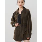 ブラウン | フェイクレザーショートフライトジャケット【セット販売対象】 | MURUA